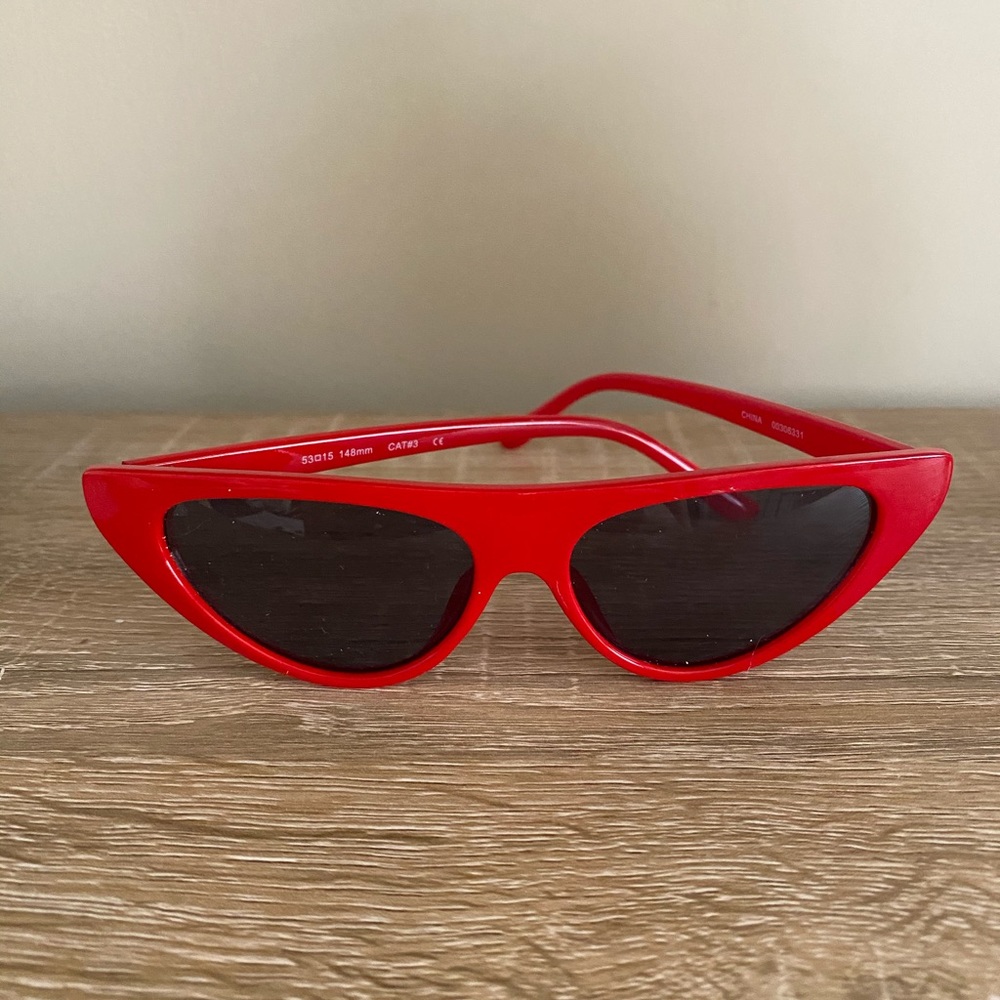 Red Retro Sunglasses